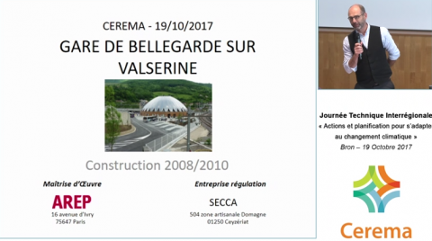 Gare de Bellegarde sur Valserine - Construction 2008 - 2010