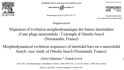 Extension d’un modèle d'équilibre de l'évolution côtière sur des plages macrotidales