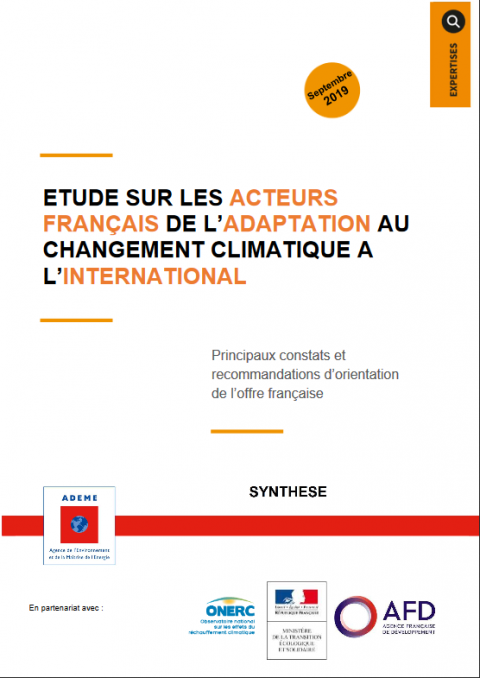 Étude sur les acteurs français de l'adaptation au changement climatique à l'international